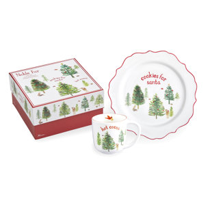 Cookies for santa 2024 plate and mug set